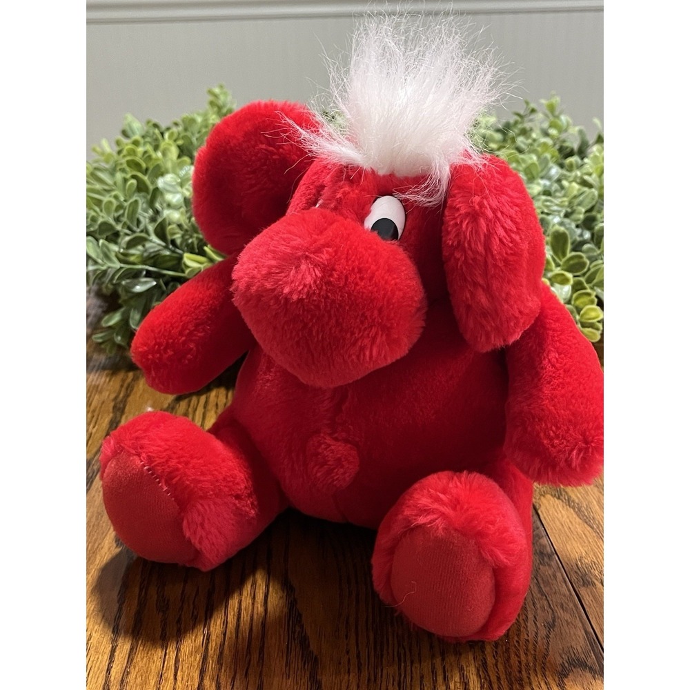 Kodak Kolorkins Flash Red Plush Stuffed Animal Advertisement Toy 8" When Sitting
